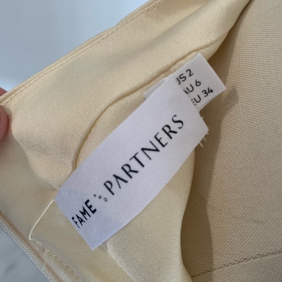 Fame and Partners- light nude midi skirt size 2 - Picture 5 of 5